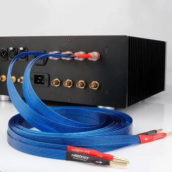 Пара акустических кабелей Nordost Blue Heaven Hifi Audio, Аудиофильский кабель, провод для громкоговорителя OFC, усилитель, штекер типа 