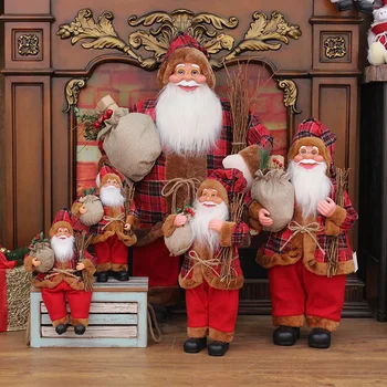 2021 новое рождественское украшение 82 см, кукла Санта-Клауса в положении стоя, украшение сцены торгового центра