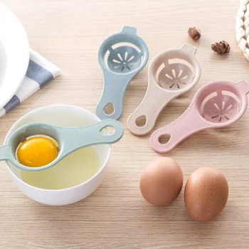 2 шт. Ножка, Сепаратор для яиц, Фильтр для белка и Желтка, Кухонный Инструмент для выпечки, Кухонные принадлежности