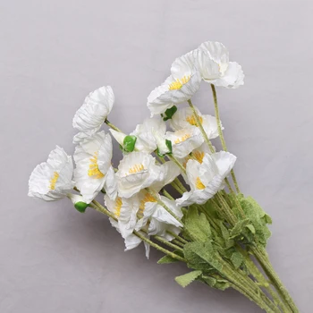 Букет белых искусственных цветов, искусственная роза, искусственный цветок для внутреннего домашнего декора, украшение для вечеринки, свадьбы, аксессуары для ваз на открытом воздухе