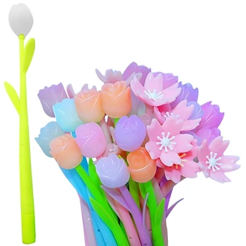60 шт., меняющая цвет цветочная ручка, подходит для школьного домашнего офиса, подарок для детей и девочек