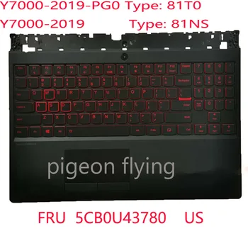 Клавиатура Y7000 5CB0U43780 Для Ноутбука Legion Y7000-2019-PG0 81T0 Legion Y7000-2019 81NS США с Подсветкой алой буквы 100% Тест В порядке
