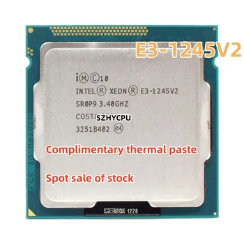 Процессор Intel Xeon E3-1245V2 E3 1245 V2 с четырехъядерным процессором 3,4 ГГц LGA 1155 SR0P9 e3-1245v2