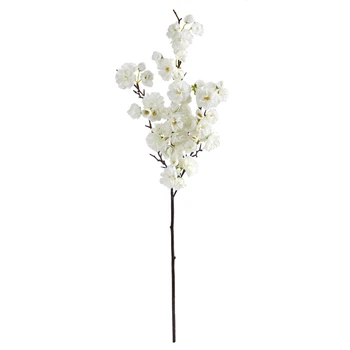 35 дюймов. Искусственный цветок вишневый цвет (набор из 3 штук), белый