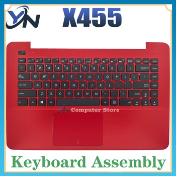 X455LJ Для Ноутбука ASUS Клавиатура X455LD X454L X455W X455LA W409l A455L F455 Подставка для рук Клавиатуры C Корпусом В Сборе
