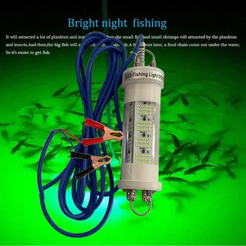 250 Вт 12 В постоянного тока, 5 М кабель с регулируемой яркостью, светодиодный светильник для подводной морской рыбалки, Кальмар, светодиодная лампа для рыбалки, приманка