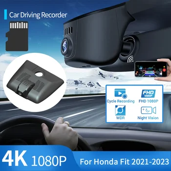 для Honda Civic Touring Седан 2022 2023 Автомобильный видеорегистратор Full HD 1080P Скрытый Видеомагнитофон для вождения Камера передней панели автомобиля Ночного Видения