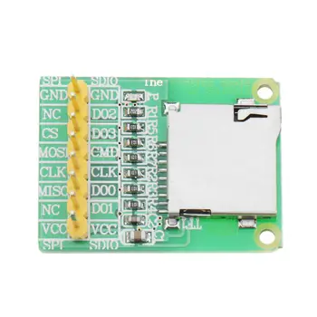 3,5 В / 5 В Модуль карты Micro SD, устройство чтения карт памяти с интерфейсом SDIO/SPI, модуль мини-карты памяти с интерфейсом TF