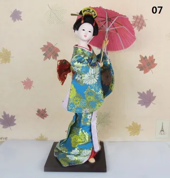 Японская кукла Гейша Кимоно Ремесленное Украшение ресторана С разнообразным Рисунком