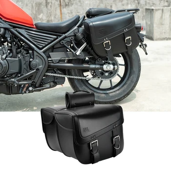 Боковая сумка для багажа мотоцикла, Универсальная седельная сумка, Водонепроницаемая искусственная кожа для BMW F850GS Для Yamaha MT07 MT09 Для Honda