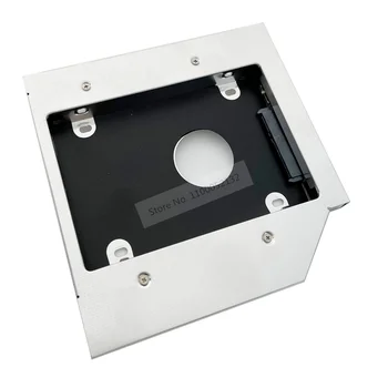 Алюминиевый 2-й Жесткий диск HDD SSD Case Корпус Оптический отсек Caddy Frame 12,7 мм SATA для Dell Inspiron 1440 1545 1564 1750 1764