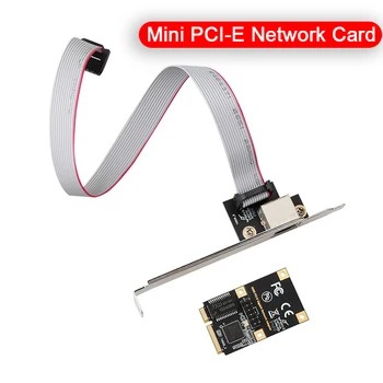 Mini PCI E Gigabit Ethernet Для intel I210 Гигабитная Сетевая карта Сетевой адаптер ПК Mini PCI Express RJ45 1000 Мбит/с Проводная локальная карта