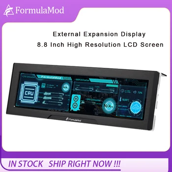 FormulaMod Fm-XSQ Внешний дисплей расширения 8,8-Дюймовый ЖК-экран с высоким Разрешением Для ПК, Аппаратный монитор температуры процессора ARGB