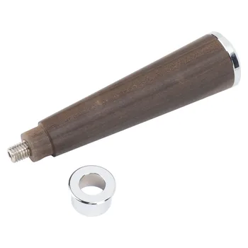 Деревянная Ручка фильтра Стабильная работа Ручка кофейного фильтра стандартного размера с резьбой M10 для домашнего использования