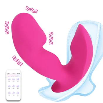 OLO Anal Plug Секс-игрушки для женщин, Bluetooth APP Control, Массажер для точки G, Стимулятор клитора, Носимые Вибраторы 9 режимов
