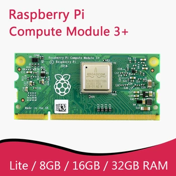 Raspberry Pi вычислительный модуль 3 СМ3 + Lite/8 ГБ/16 ГБ/32 ГБ флэш-памяти eMMC Broadcom, CM3 CM1 Оригинальная плата CMIO IOT Gateway Kit