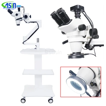 Микроскоп для стоматологического оборудования со встроенной камерой 3X ~ 55X Непрерывного увеличения для дополнительного стоматологического оборудования