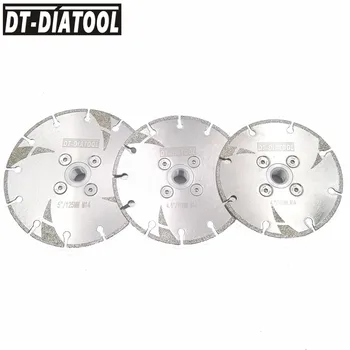 DT-DIATOOL 1 шт. Гальванически Усиленный Алмазный Режущий Дисковый Пильный диск M14 с Диаметром резьбы 4 