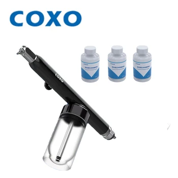 COXO CA-1 Стоматологический воздушный Полировщик с Микробластером из оксида алюминия, Стоматологическая Абразивная машина, Распылитель с 3 бутылками порошка оксида алюминия