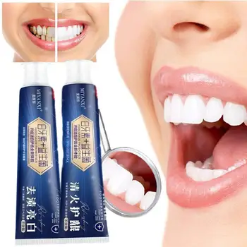 Отбеливающая Зубы Зубная паста с пробиотиками, Удаляющая пятна от зубного налета, Желтизна Зубов, Свежее дыхание, Защищающая десны, Инструменты для ухода за зубами
