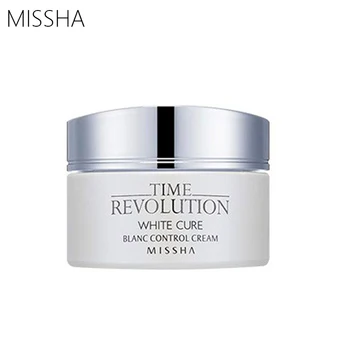 MISSHA Time Revolution White Cure Blanc Control Cream 50 мл Нестареющий Питательный Отбеливающий тоник для лица Уход за кожей Корейская Косметика