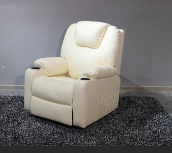 Amazon Supplier Лучшие продажи Электрическое Откидывающееся Одинарное Кожаное Функциональное массажное кресло с мягким сиденьем с дистанционным управлением
