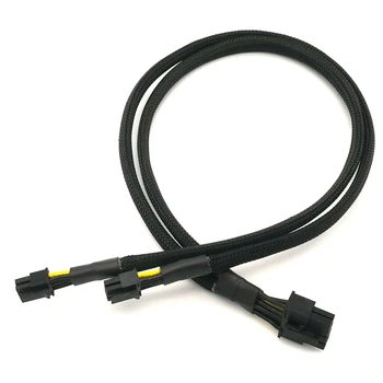 100 шт./лот, двойной кабель питания видеокарты Mini PCI-E 6-Pin к стандартному PCI-E 8-Pin для Apple G5/Mac Pro - 50 см
