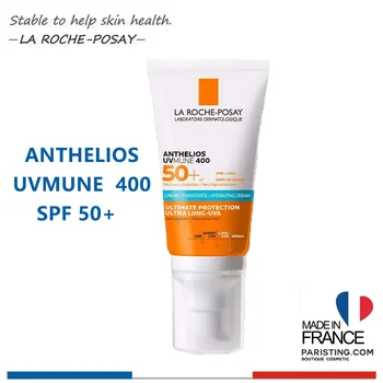 La Roche Posay Anthelios UVMune 400 Увлажняющий Крем SPF50 + Солнцезащитный крем Для лица и Тела Помогает Уменьшить Жирный блеск И Отбеливает кожу 50 мл