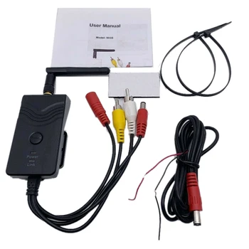 Повторитель сигнала WiFi-передатчика для беспроводной камеры заднего вида автомобиля для iPhone IOS и Android 903S HD PK 903W, черный