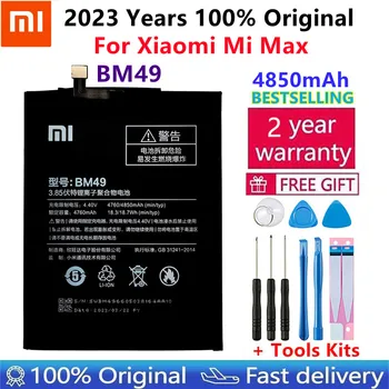 Xiao mi 100% оригинальный аккумулятор BM49 4760 мАч для Xiaomi Mi Max BM49, высококачественные сменные батареи для телефонов