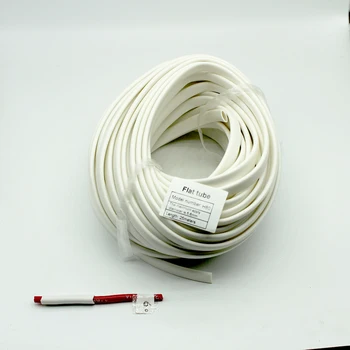Белая Плоская трубка из ПВХ H30 ~ H100 Для принтера Cabel ID, Маркера провода, Электронного Гравировального Станка S650, S710E, Ленточной Пишущей Машинки MK2100