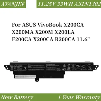 11,25 В 33WH A31N1302 Аккумулятор Для Ноутбука ASUS VivoBook X200CA X200MA X200M X200LA F200CA X200CA R200CA 11,6 