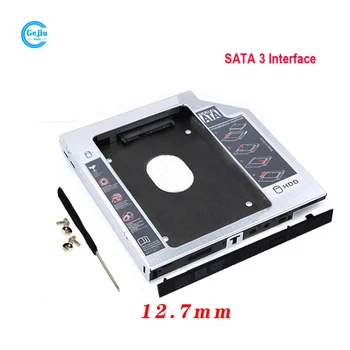 Ноутбук Sata 3SSD HHD Жесткий диск Caddy Лоток Кронштейн 12,7 мм для Lenovo Y430 Y450 Y460C Y470 Y480 Y550