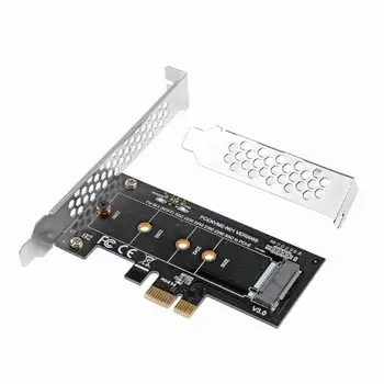 NVME SSD M2 PCIE 1x Адаптер PCIE для M2 Адаптер M.2 NVME SSD для PCI Express X1 Card Riser Adapter M Key Для 2230-2280 M2 SSD