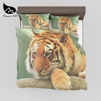 Dream NS tiger 3D эффект Дропшиппинг комплект постельных принадлежностей Цифровая печать 240x220 см Тиражное Стеганое одеяло на Заказ Ropa De Cama