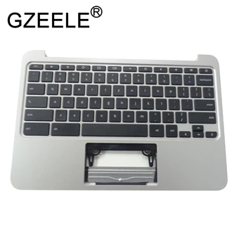 GZEELE используется для HP Chromebook серии 11 G4 11 G3 Упор для рук Верхний корпус В сборе верхняя крышка клавиатура безель ноутбука 788639-001 серебристый