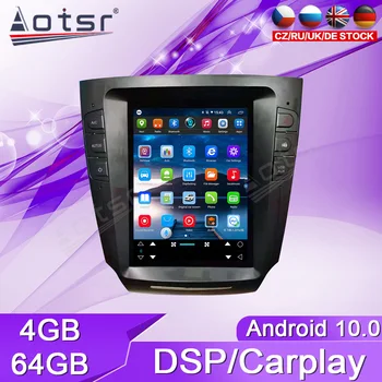 Android 64G Мультимедийный плеер GPS Навигация Для Lexus IS IS250 IS300 IS350 2005-2012 Сенсорный экран Автомобиля Радио Стерео Авто Тесла