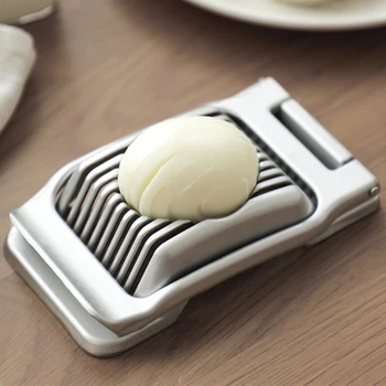 Кухонный многофункциональный разделитель и слайсер для консервированных яиц из алюминиевого сплава