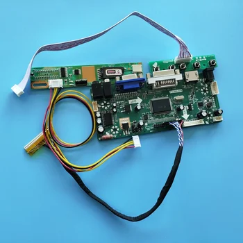 Комплект для LTN156AT01-D03/H01/S01/S02/S03/T01/U01/V01/W01 Плата контроллера 1366x768 Панель дисплея Аудио HDMI + DVI + VGA ЖК-дисплей moitor