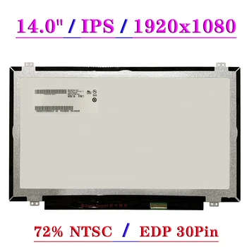 Тонкий дисплей Матричная панель B140HAN01.0 B140HAN01.1 B140HAN01.2 B140HAN01.3 B140HAN01.4 LP140WF1-SPB1 IPS 30-контактный ЖК-экран для ноутбука
