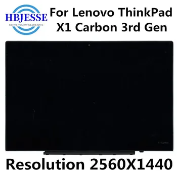 Оригинальный ЖК-дисплей с Сенсорным экраном Digitizer В Сборе LP140QH1-SPA2 Для Lenovo ThinkPad X1 Carbon 3rd Gen 20BS 20BT 00HN827