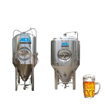 Большое коническое ферментационное оборудование из нержавеющей стали / alcoolique 1000 литров для пивоварения пива 