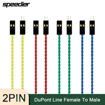 Термостойкий удлинитель DuPont Line 2pin с шагом от мужчины к женщине 2,54 для перезагрузки материнской платы