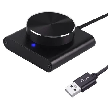 USB Регулятор громкости, регулятор громкости с одной кнопкой отключения звука, регулирующий звуковой тон, контроллер для ПК, усилитель, управление динамиками
