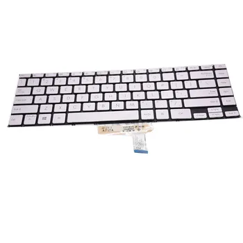 Клавиатура с подсветкой США серебристого цвета для Asus ZenBook UX325J U3700J UX325A
