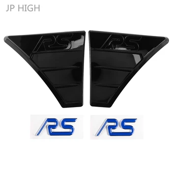 2шт -RS Стиль Ярко-Черное Боковое Крыло, Решетка воздушного потока, Отделка Впускного Отверстия для Автомобиля Ford Focus MK2 Style