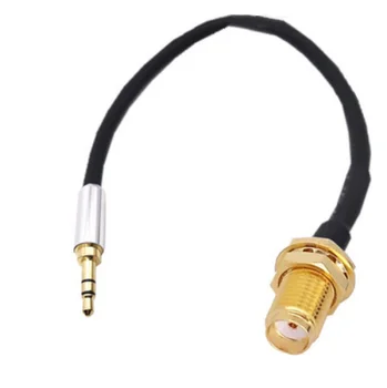 Новый кабель RG174 kabel SMA с гнездовым разъемом 3,5 мм, моно 1/8 