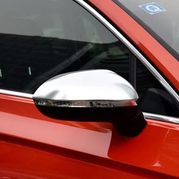 Крышка автомобильного Зеркала Для VW Golf MK7 VII 7 Touran Матовый Хром Серебристый Защитная Крышка Зеркала заднего Вида Для Стайлинга Автомобилей