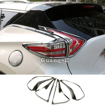 Автомобильный Детектор кузова Для Укладки ABS Хромированная отделка заднего фонаря Рамка лампы 4 шт. Для Nissan Murano 2015 2016 2017 2018