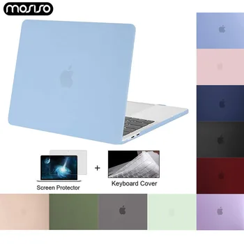 MOSISO Чехол Для ноутбука MacBook Pro 13 дюймов M2 M1 A2338 A2251 A2289 A2159 A1989 A1708 A1706 2016-2023 Пластиковый Жесткий чехол